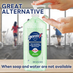 Germ-X Advanced Hand Sanitizer with Aloe and Vitamin E, 1 Liter, Less Drying Moisturizing Gel, No Rinse Formula, Pump Bottle