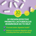 Culturelle Daily Probiotic Capsules For Men & Women, Most Clinically Studied Probiotic Strain, Digestive & Gut Health, Supports Occasional Diarrhea, Gas & Bloating, 1 Month Supply, 30 CT