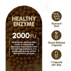 Zenavea - Nattokinase Supplement - 2000 FU of Enzyme - 270 Capsules of Nattokinase 100mg - Gluten Free, Non-GMO, Vegan