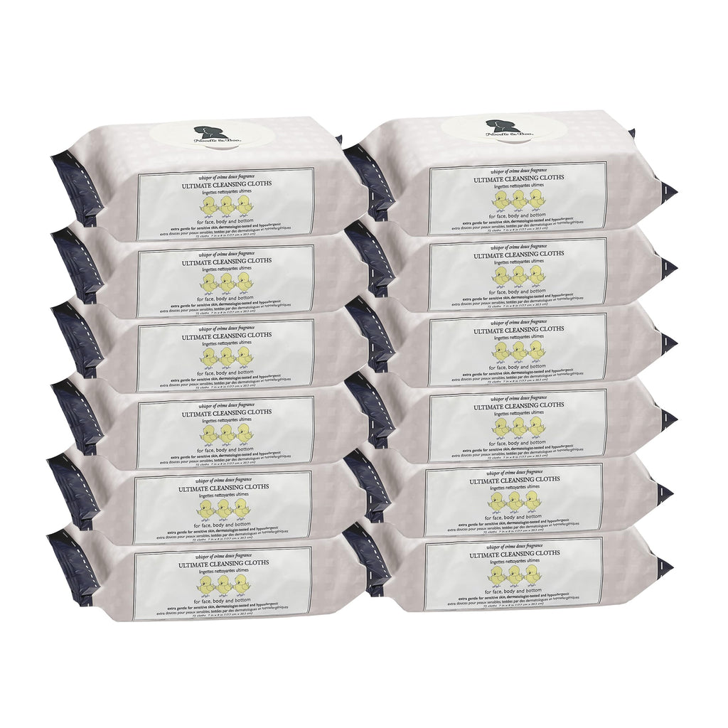 Noodle & Boo Ultimate Baby Body And Face Cleansing Cloths, 12 pk, 864 ct. Crème Douce
