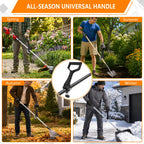 KJX Shovel Handle Replacement, Ergonomic Weed Trimmer Handle Extension