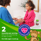 Orgain Kids Sugar Free Multivitamin Gummies, Vegan & Plant Based, 50 Superfoods, 15 Vitamins and Minerals, Immune Support and 3g of Fiber, Mixed Berry, Ages 4+, 1 Month Supply (60 Gummies)