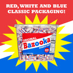 Bazooka Bubble Gum Bulk, 225 Count Tub of Chewing Gum