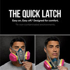3M™ Multi-Purpose Quick Latch Reusable Respirator 65023QLH1-DC, OV/AG/P100, Mdm, 1-Fcpc, 1-pr of 60923 Crtrdg/Fltrs