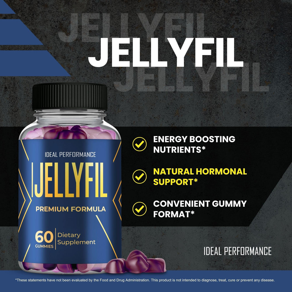 Jellyfil Gummies, Jellyfil Supplement Gummys with All Natural Ingredients - Maximum Strength, Daily Energy & Wellness Support, All Natural for Drive, Stamina and Active Lifestyle Reviews (5 Pack)