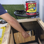 Flex Seal Liquid, Rubber Coating Sealant, Waterproof, Flexible, Breathable, and UV Resistant, Roof Repair, Basements, RV, Campers, Trailers, Marine, EPDM, Masonry, Black, 16 oz