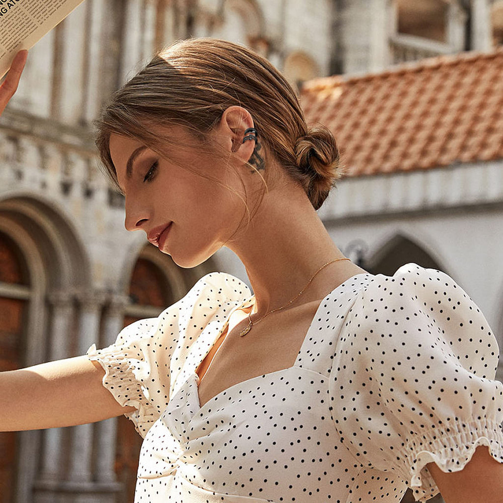 HAIAISO 18 Pcs Ear Cuffs Non Piercing for Women