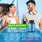 ASSR Triple Magnesium Complex – 300mg Magnesium Supplement with Glycinate, Malate & Citrate – Supports Relaxation, Muscle & Nerve Function – High Absorption, Vegan, Non-GMO, 120 Capsules