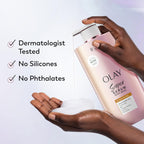 Olay Super Serum Body Wash for Extra Dry Skin, 24hr Long Lasting Hydration, 5+ Ingredient Complex for Bright Even Firm Luminous Skin, 28 fl oz