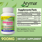 Arymar Diosmin Plus 900, Circulatory System Support (60 Capsules/Pack of 1)