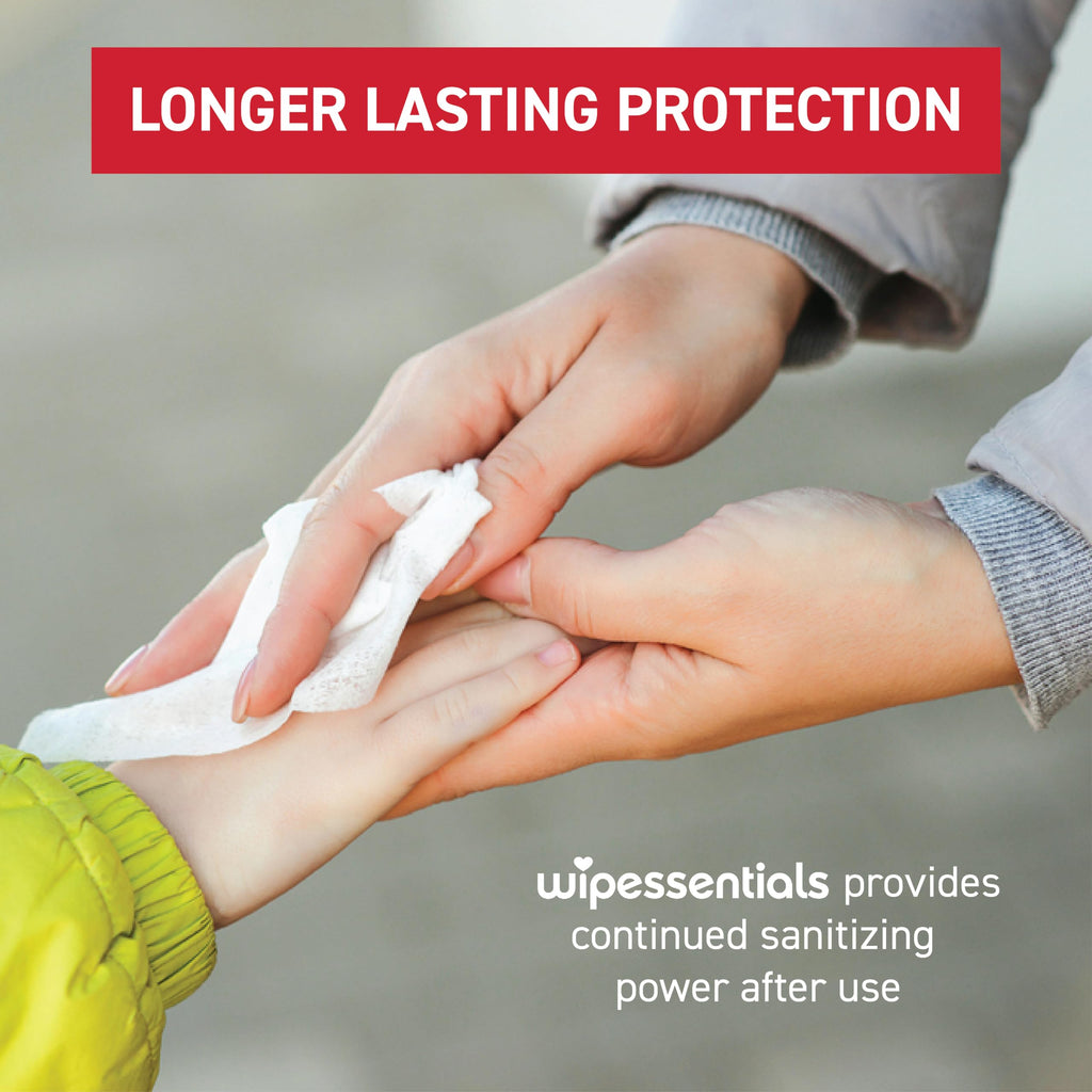 WipeEssentials Hand Sanitizer Hand Wipes for Adults and Kids - 90 wipes - 3 Packs of 30ct Hand Sanitizing Wipes, Travel Essentials