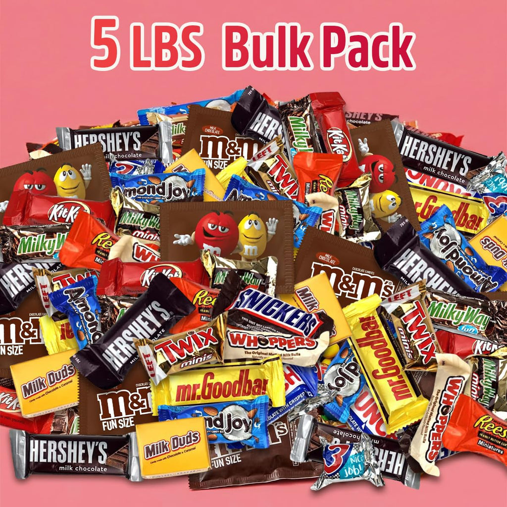 Chocolate Assorted Candy Variety Pack, Bulk, 5 lb