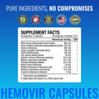Approved Science Hemovir - Hemorrhoid Capsules and Cream - Dual-Action Stops Itching and Optimizes Blood Flow - Internal and External Care - 45 Capsules + 2 Fl Oz - Vegan - Non GMO - Made in The USA