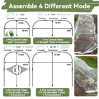 Garden Mesh Netting Kit Protect Fruit Vegetable from Birds Bugs