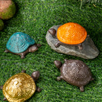 Ionela Turtle Key hiders Outside Garden Hide a Key, Antique Blue