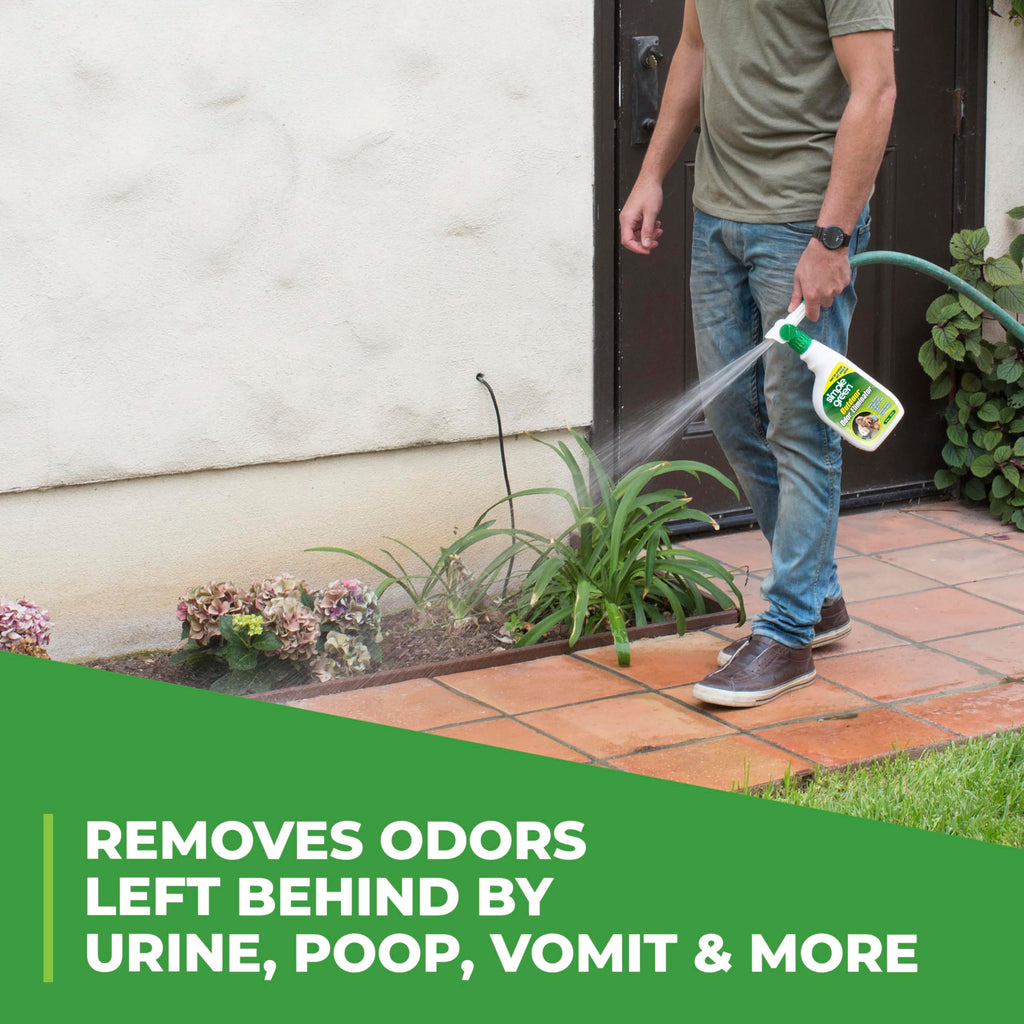 Simple Green Outdoor Odor Eliminator for Pets, Dogs, 1 Gallon Refill - Ideal for Artificial Lawns & Patio, Milky White