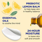 Dr Teal's Body Lotion, Lemon Prebiotic Lemon Balm & Essential Oils, 18 fl oz (Pack of 3)