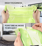 Compostable Trash Bags - FORID 8 Gallon Garbage Bags 150 Count Trash Can Liners 30 Liter Unscented Medium Wastebasket Bags for Kitchen Bathroom Home Office Garbage Can (5Rolls/Green) - Durable & Thick
