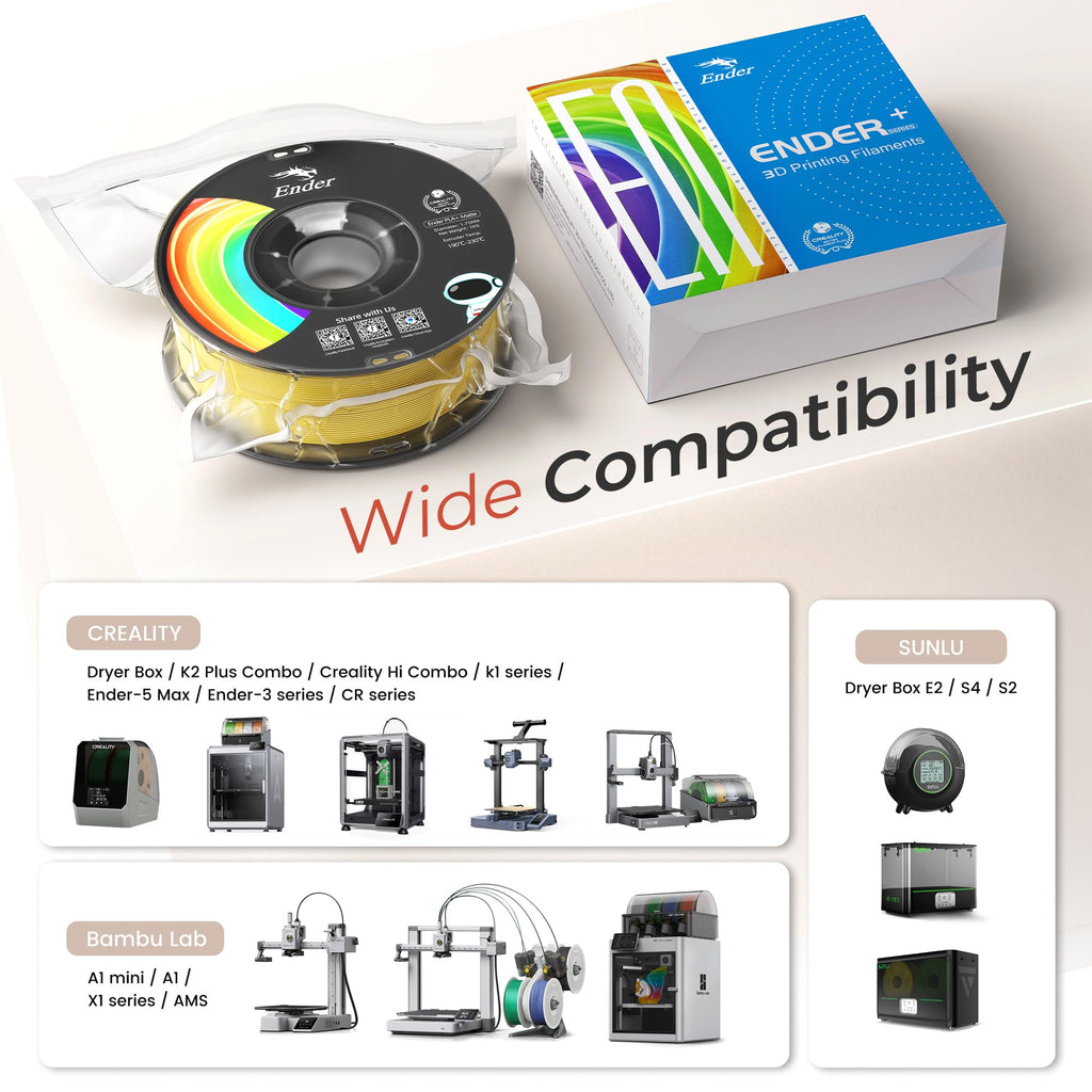 Creality Matte PLA Plus Filament 1.75mm, Low Warping, Minimal Layer Lines, Dimensional Accuracy +/- 0.02mm, 1kg (2.2lb) 3D Printer PLA+ Filament, Matte Red