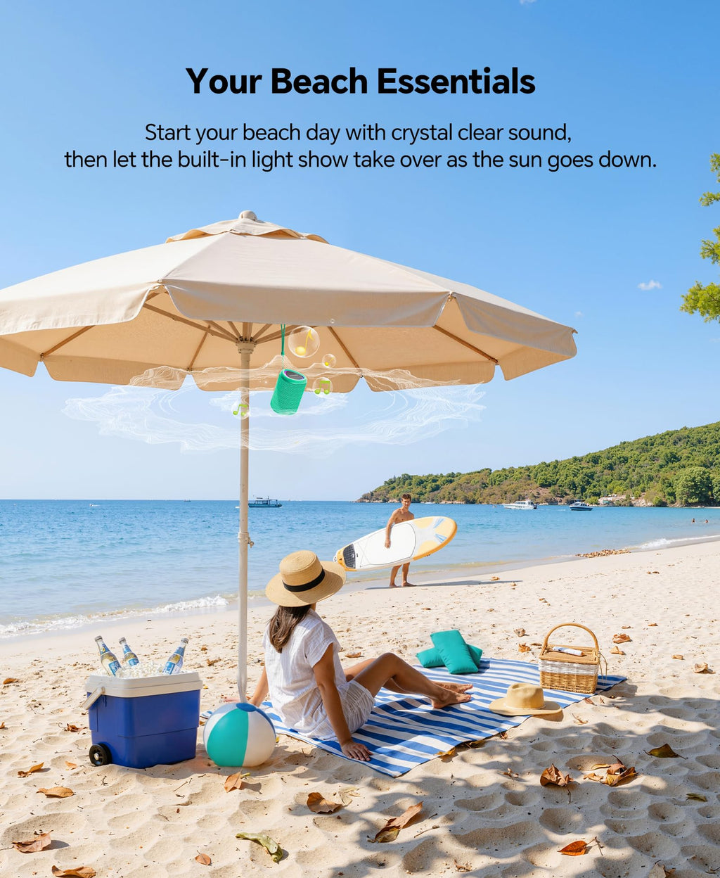 Portable Bluetooth Speaker Gift Ideas: Outdoor Travel Essentials Waterproof