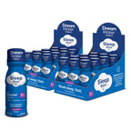 Dream Water Sleep Shots (24 Count) Sleep Aids for Adults - 5mg Melatonin, GABA, 5-HTP - Natural Snoozeberry Flavor (Blue Raspberry) - Liquid Melatonin Supplement - Zero Sugar & Gluten Free - 2.5 oz