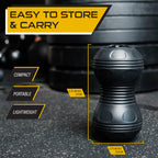 InfinityBall 4-Speed Vibrating Massage Ball - Lacrosse Balls Meet a Vibration Foam Roller! - High Intensity for Recovery, Mobility, Pliability Training & Deep Tissue Sports Therapy