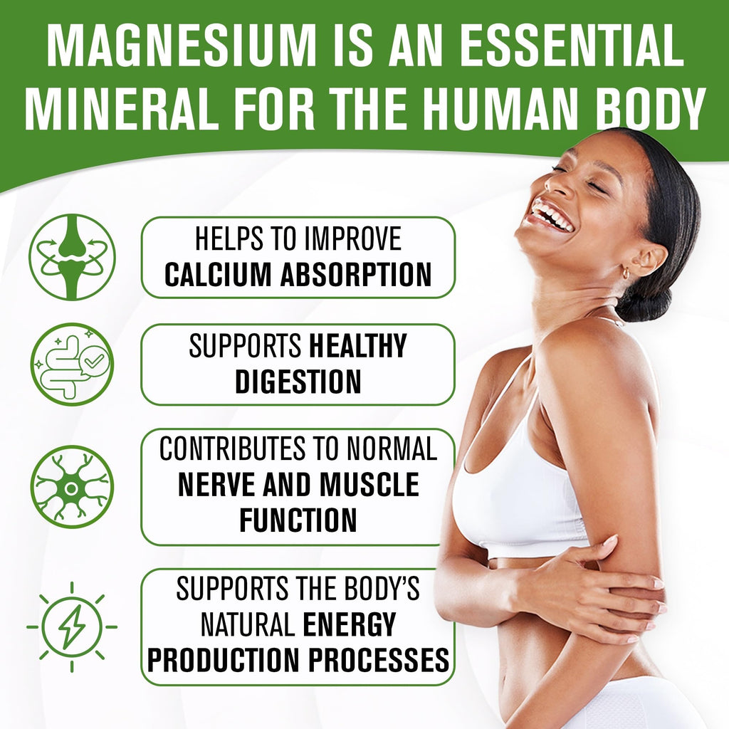 NaturalSlim MagicMag Magnesium Citrate Powder Drink for Relaxation, Stress, Constipation, Better Rest & Digestive Health, Magnesium Supplement for Women and Men, Honey Chamomile 8oz