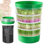 AOMGD 4-Tier Microgreens Growing Seed Sprouting Tray