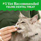 Greenies Feline Natural Dental Cat Treats, Roasted Chicken Flavor, 21 oz