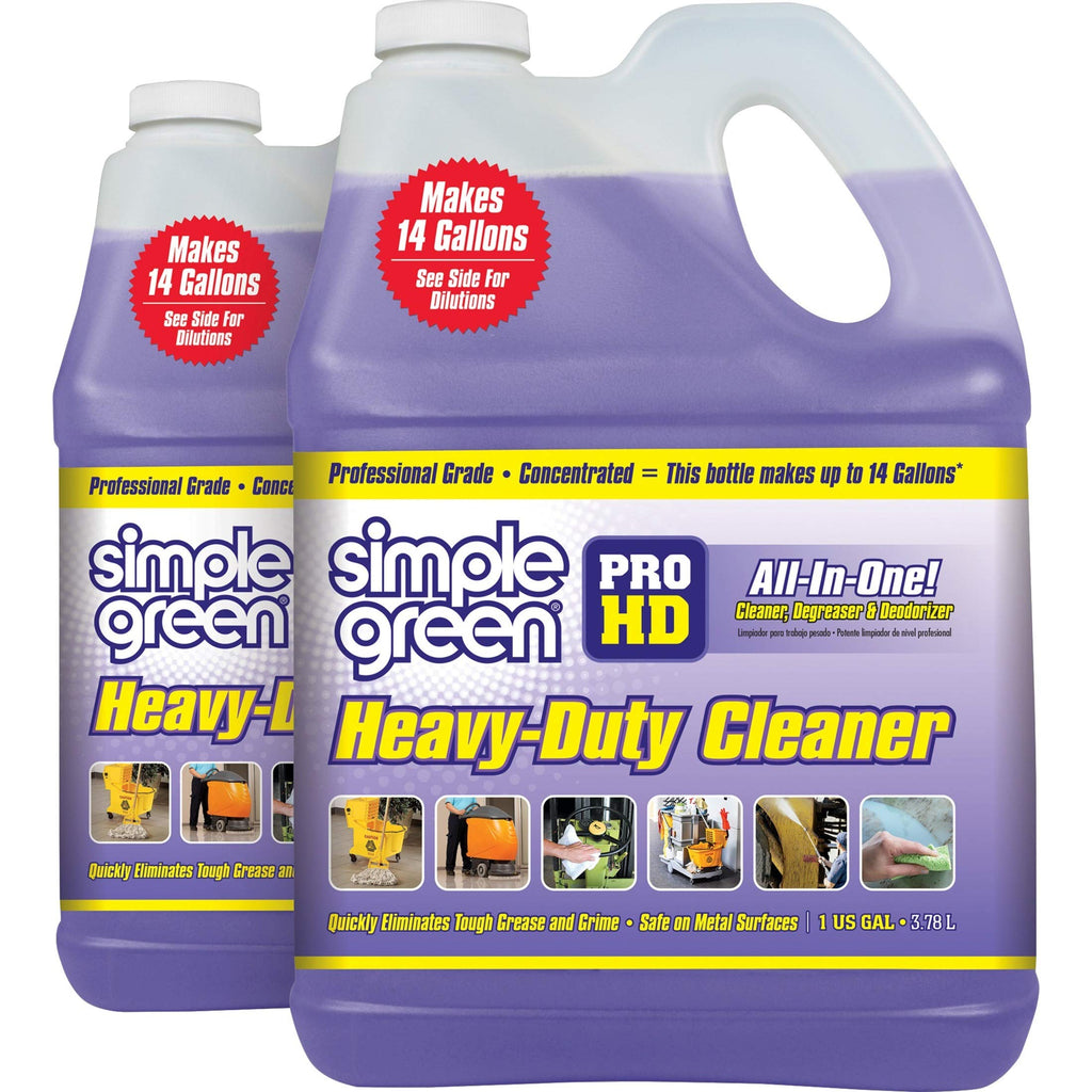 Simple Green SMP213421 Pro Hd Heavy Duty Cleaner, 1 gal Bottle, 11" Height, 5" Width (Pack of 2)