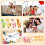YUEONEWIN 24 Sets Bulk Gifts For Women, Hand Cream Lotion, Lip Balm, Mini Nail Files Gifts Set with Organza Bags, Thank You Card, Baby Shower Bridal Wedding Favor for Guests, Christmas Gift for Women