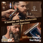 Ufree Electric Foil Shaver and Beard Trimmer Men, Electric Shavers Razor Hair Clippers for Mens Rechargeable Cordless, Mens Grooming Kit with 4 Guards, Close Shave, Gifts for Men