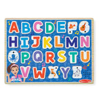 Melissa & Doug® Ms. Rachel™ Wooden Phonics Alphabet Sound Puzzle with Light-Activated Sound Effects, 24-Piece Toddler Toys for Boys and Girls Ages 2+ Years - FSC Certified