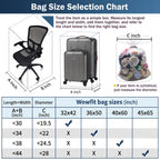 Wowfit Giant Large Plastic Bags for Furniture, Chairs, 45x65, 5 CT, 3 Mil