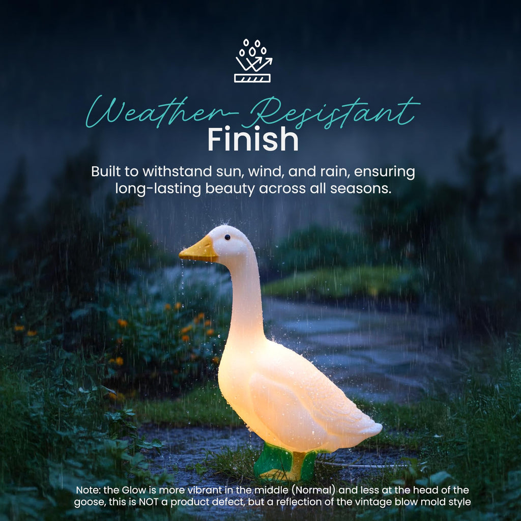 Union Products Light Up Goose Lawn & Garden Statue, 23 Inch Tall, Original