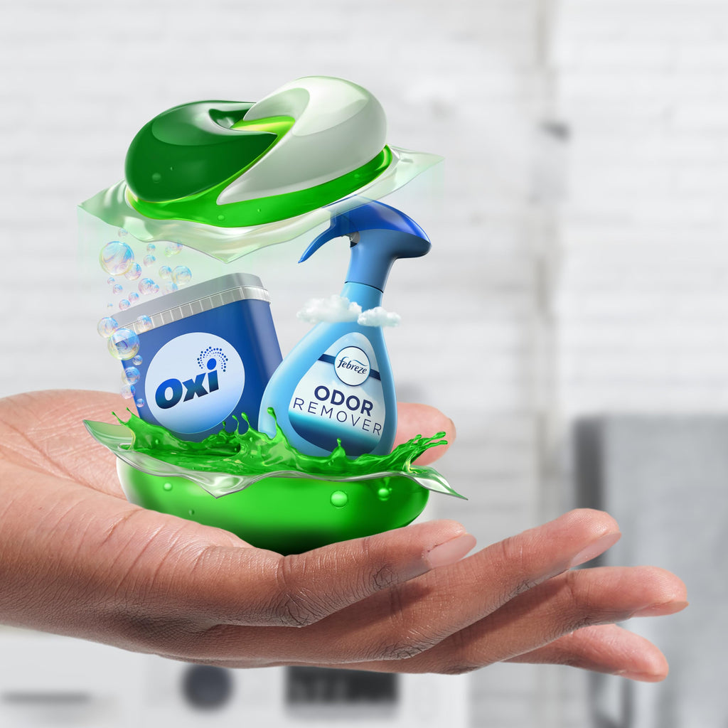 Gain Flings Laundry Detergent Pacs with Odor Defense, 112 Count, Super Fresh Blast Scent, HE 3in1 Detergent Pacs with Febreze and Oxi