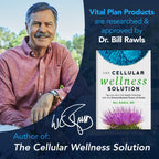 Vital Plan Gut Balance Supplement by Dr. Bill Rawls - Advanced Digestive Health Support Formula w/Clinical-Grade Slippery Elm Bark, Berberine & Dandelion Extract for Women & Men (180 Capsules)