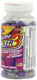 Stacker 3 Metabolizing Fat Burner with Chitosan, Capsules, 100Count Bottle