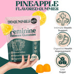 ORGANIC UPLIFT Feminine Balance Gummies - for Women’s Health & Wellness - Immune Support - Vegan, Gluten-Free - Hawaiian Pineapple (Pack of 1)