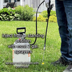 Dandelion Weeder Tool-Manual Weeder, Hand Weeder/Puller Alternative- Dandelion Illimination-Inject Root with Vinegar- Attach to Garden Sprayer-No Digging, Pulling, No Holes to Repair-Patent Pending
