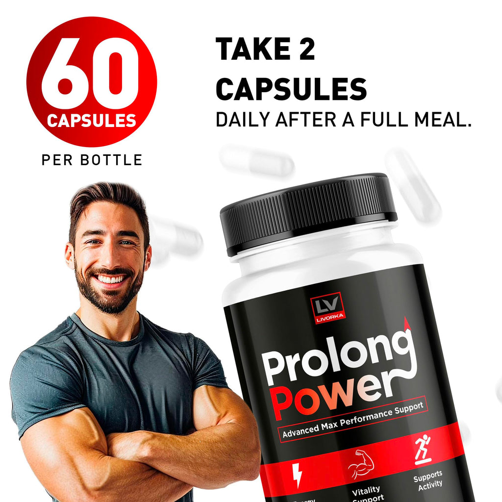 (5 Pack) Prolong Power Pills for Men, Prolong Power, Prolong Power Capsules, Prolong Power Supplement, ProlongPower Capsules for Men, Prolong Power Original Pills Review, 300 Pills for 5 Months