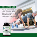 EMERALD LABS NAC 600mg - N-Acetyl-L-Cysteine - Vegan Amino Acid Supplement that Supports Detoxification - 60 Vegetable Capsules (60-Day Supply)