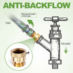 4 Pack Brass 3/4" Inch GHT Hose Bibb Backflow Preventer Vacuum Breaker