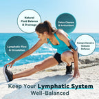 iMATCHME Lymphatic Drainage Supplements for Lymph System Support, Detox & Cleanse, Liver Health,Fluid Balance, Immune Support, Natural Herbal Blends with Echinacea, Liposomal Glutathione, 60 Capsules