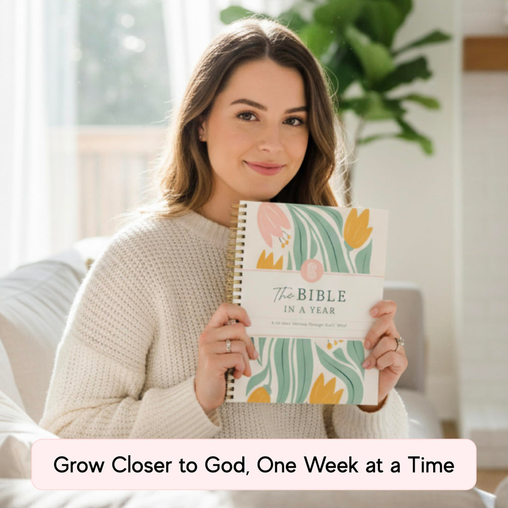 Official Spiral Bible in a Year, 52 Week Bible Study Guide (Floral)