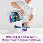 Rejuvenate Soap Scum Remover Refill Easily Dissolves Soap Scum Without Scrubbing, 1 Gallon, 2 Pack