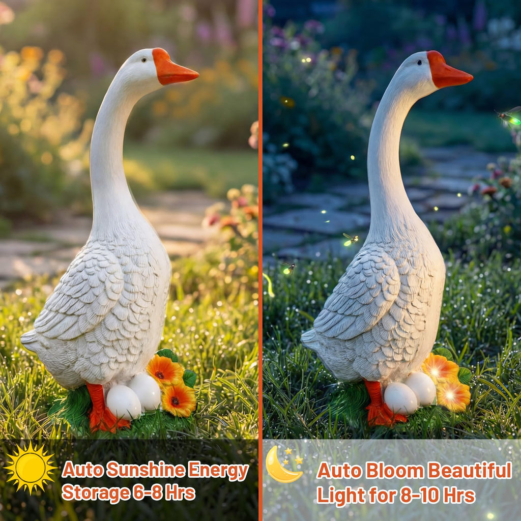 vchin Large Porch Goose Statue, 23 inch Large Porch Goose Statue