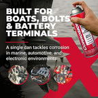 CorrosionX Rust Inhibitor, Industrial-Strength Dielectric Corrosion Prevention, Lubricant & Penetrant for Marine, Automotive, Electronics & RV Use, Protects Bolts, Cables, Engines, 16oz Trigger Spray