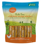 Canine Naturals Rawhide Free Chicken Recipe Dog Chews, Sticks, 40 Count
