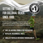 Sovereign Silver Immune Support - Colloidal Silver, Bio-Active Silver Hydrosol, 10 ppm, Liquid Dropper, 4 Fl Oz, (118 mL)